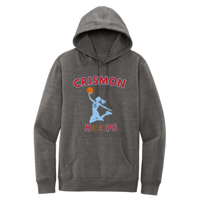District Fleece Hoodie Crismon Hoops Thumbnail